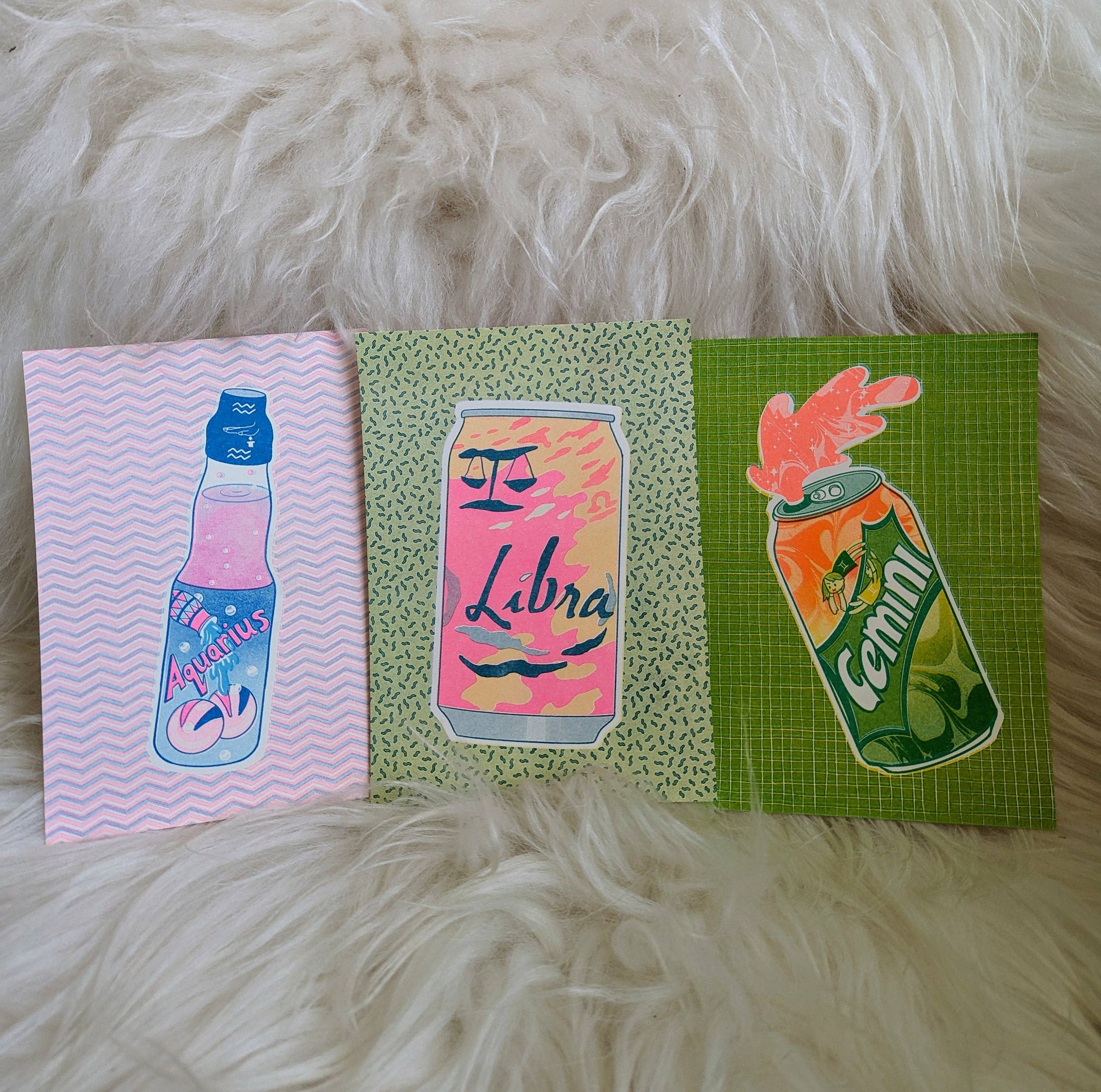 Christina Hu - Wholesale Kunstprint - Sagittarius Risograph Print | 5"x7"3