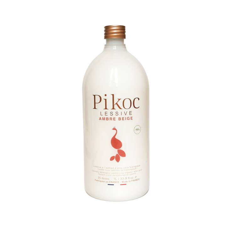 Pikoc - Vente Lessives en poudre/dosettes - Lessive parfumée Ambre Beige 1 L4