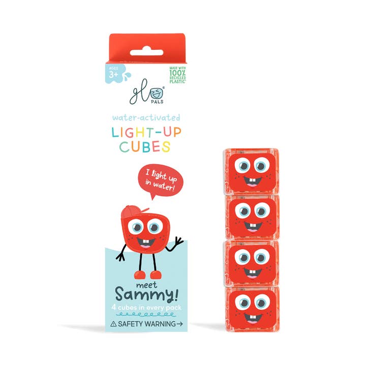 Glo Pals - Wholesale Light-Up Toy - Kids & Baby - Glo Pals Sammy Light-Up Cubes0