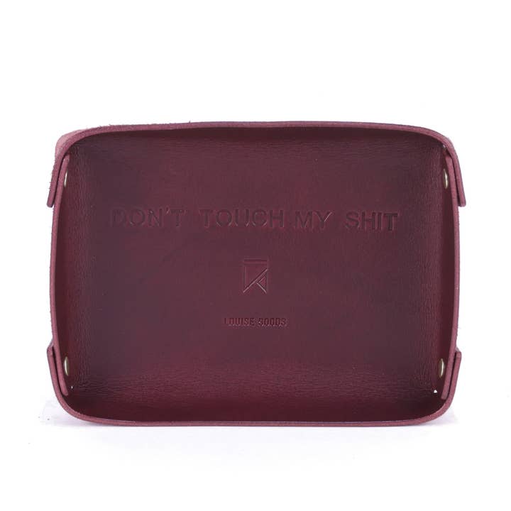 Hudson Valet Tray: Burdeos para venta al por mayor de LOUISE GOODS