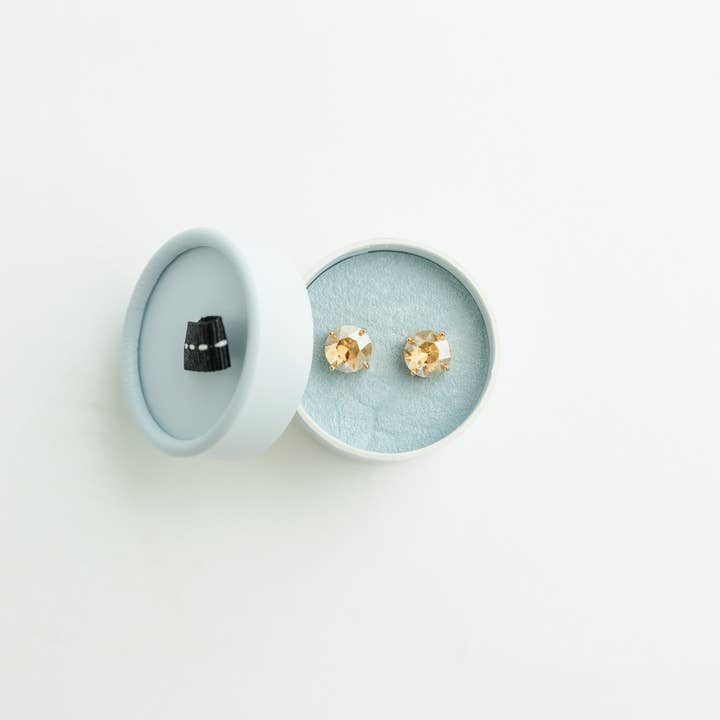Violet & Brooks - Wholesale Stud/Post Earrings - Crystal Powder Boxed Earring19
