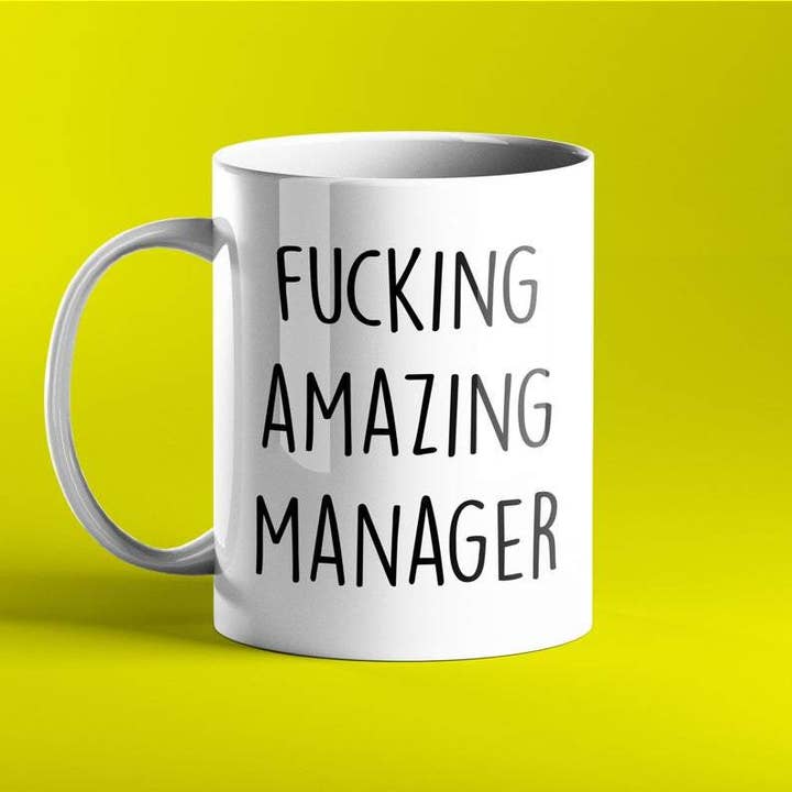 Fucking Amazing Manager Mok voor wholesale door Prickly Cards