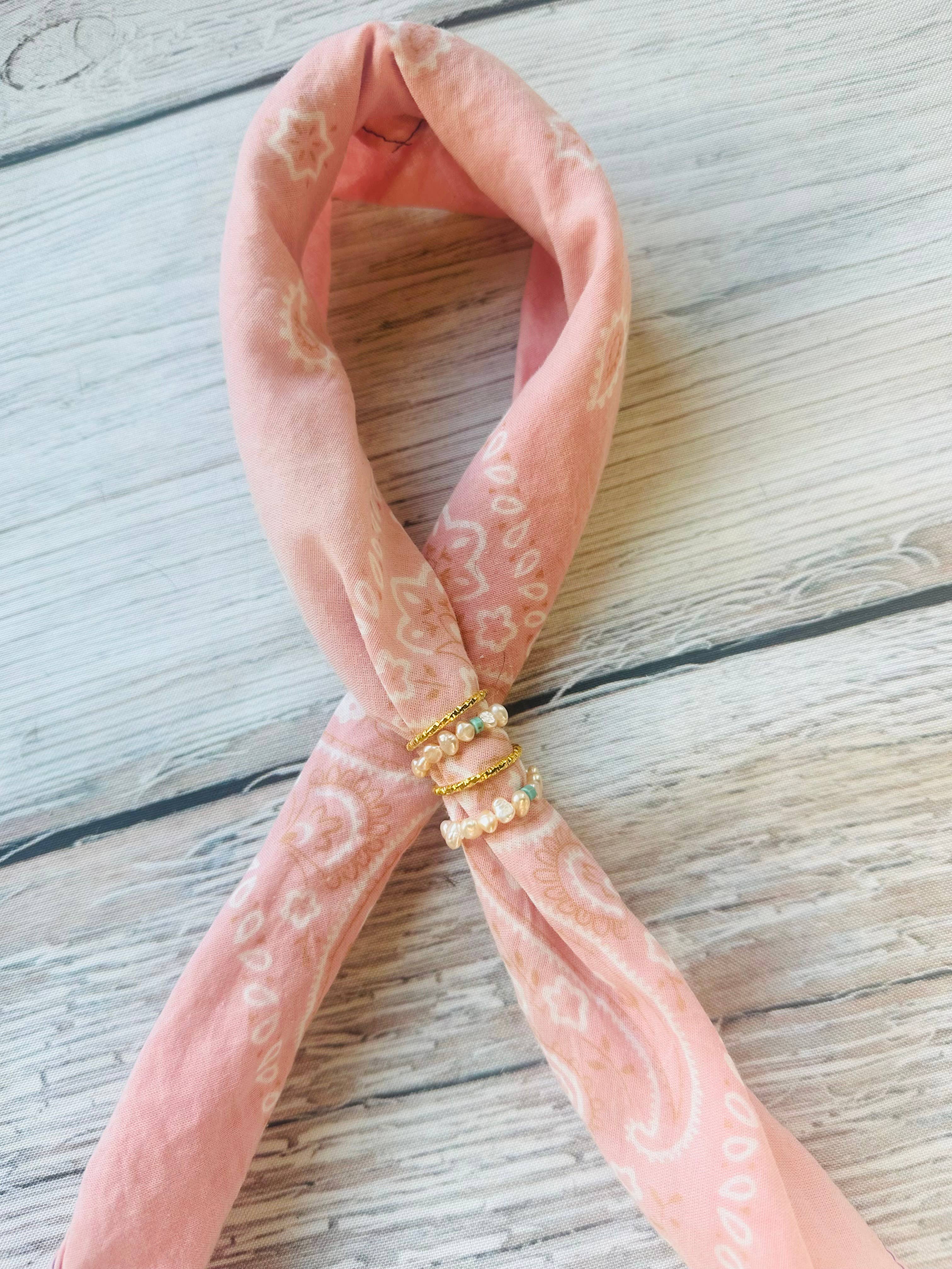 Boots Are My Roots - Vendita all'ingrosso Ciondolo/pendente - Ciondolo Bandana Stacker Oro o Argento3