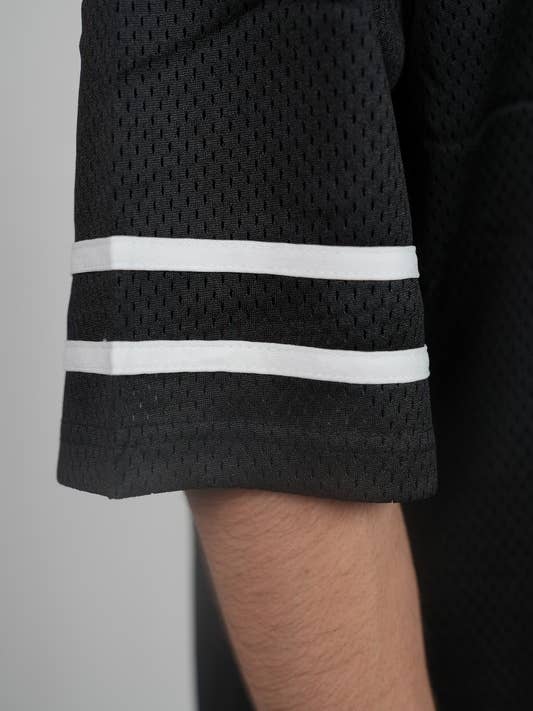 Lime Tree Clothing Inc. - Wholesale T-shirt – men's - Men’s Heavyweight Mesh Football Jersey w/ Stripe XS-2XL3