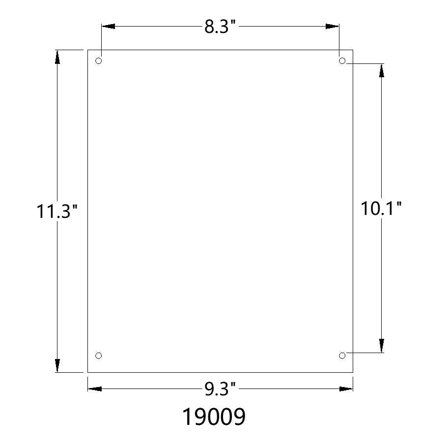 FIXTUREDISPLAYS – wholesale Bildram – Akryl fotoram 8 x 10" med distansfäste fotohållare 190092