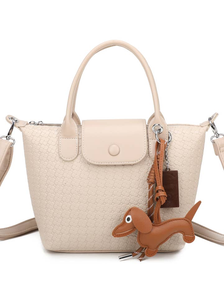 Mini borsa a tracolla con texture intrecciata strutturata per la vendita all'ingrosso da parte di Ellas Trading