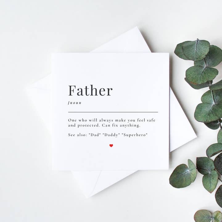 Tarjeta de definición de padre para venta al por mayor de Pink Rabbit Designs