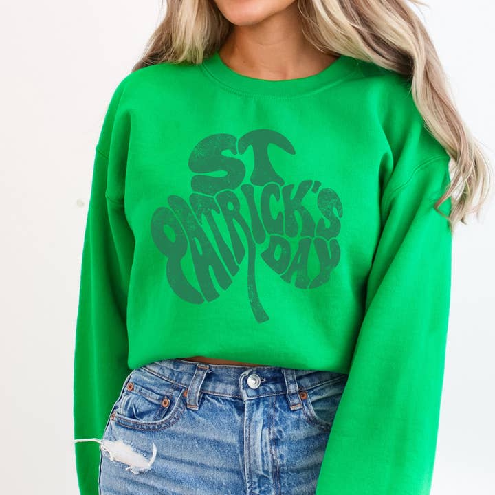 ATTA TOOD LLC - Wholesale Graphic Sweatshirt - Women's - St. Patrick's Day women's graphic sweatshirt4