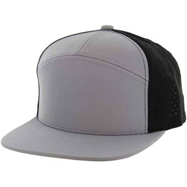 Zion Brand - Wholesale Flat-brimmed cap – Unisex - BLANK 7 PANEL HYDRO SNAPBACK CAP17