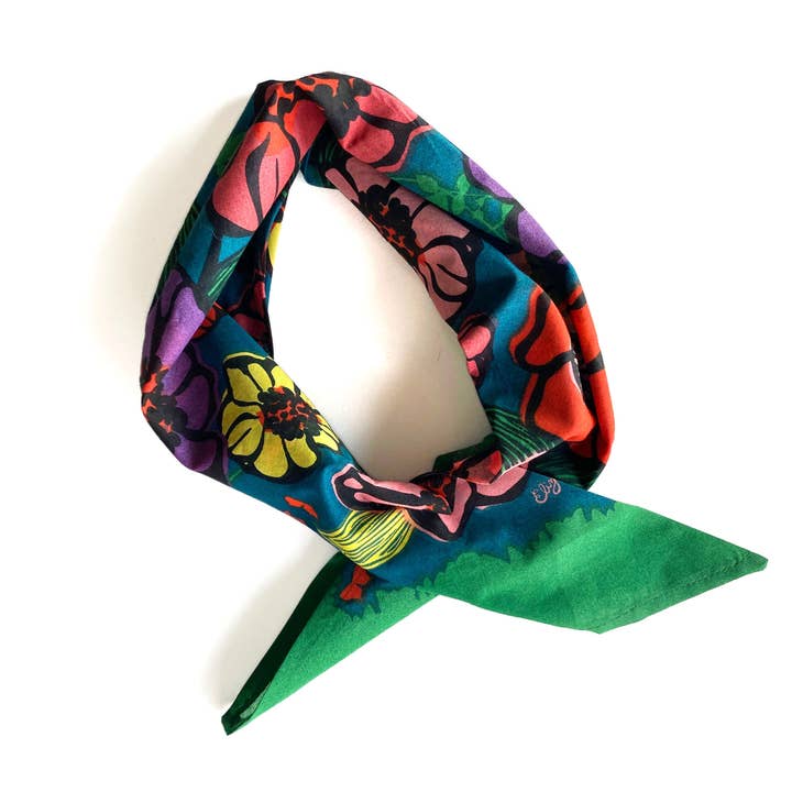 Elizabeth Grubaugh - Vendita all'ingrosso Sciarpa - Donna - Fazzoletto Fullbloom2