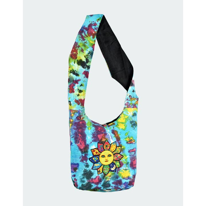 Kathmandu Imports - Wholesale Crossbody Bag - Women's - Tie-Dye Hobo Bag (CODE-623)