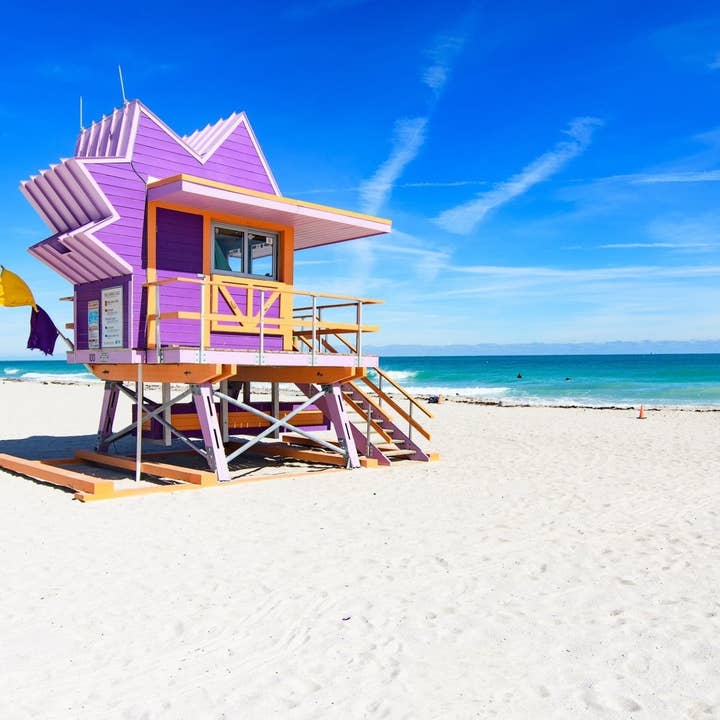 DECO X MIA - Wholesale Ornament - Miami Beach Lifeguard Tower Ornament (Pink)7