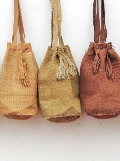 Bolsa tejida de fibras naturales para venta al por mayor de Botanique