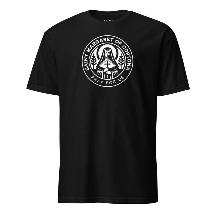 St. Margaret of Cortona (Pray for Us) - T-Shirt for wholesale by Disciple Shirts