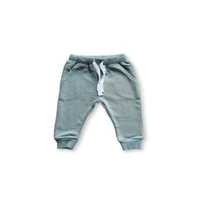 Wholesale Youth Fleece Jogger Sweatpants in Navy Blue