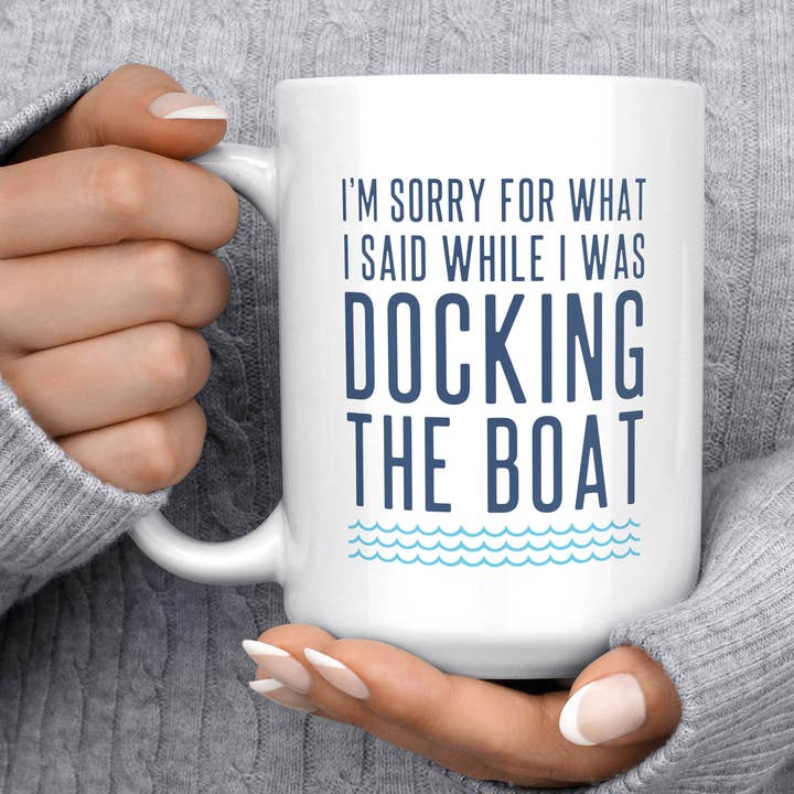 Melody Press Co. - Wholesale Coffee Mug - Funny Boating Mug 15oz Lake Mug0
