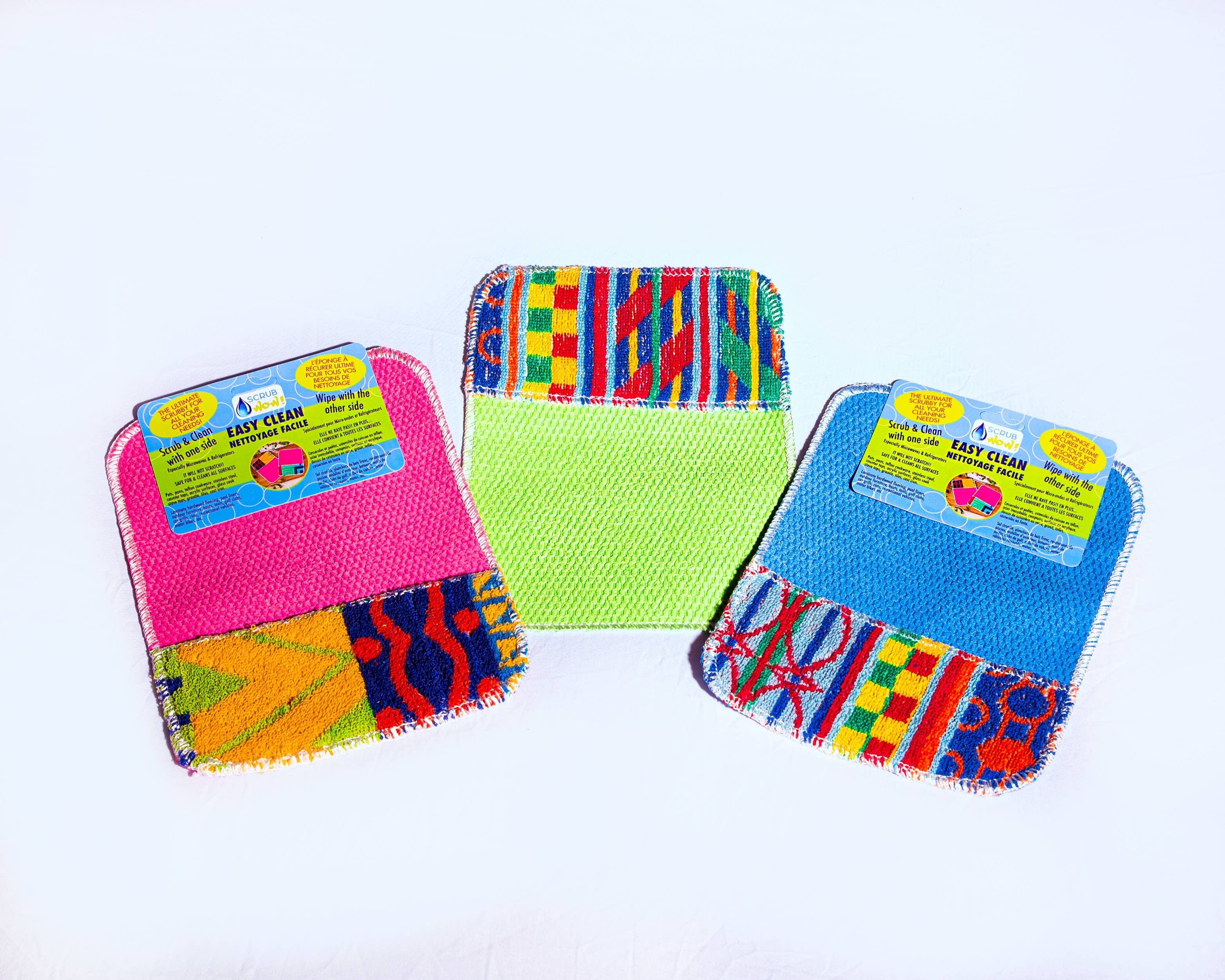 scrub-wow - Wholesale Cleaning Cloth - Scrub & Clean Multi-Purpose Household Cleaning Scrub-Cloth1