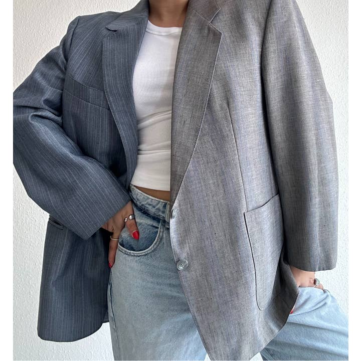 chaqueta de contraste upcycle para venta al por mayor de ERDLUXE