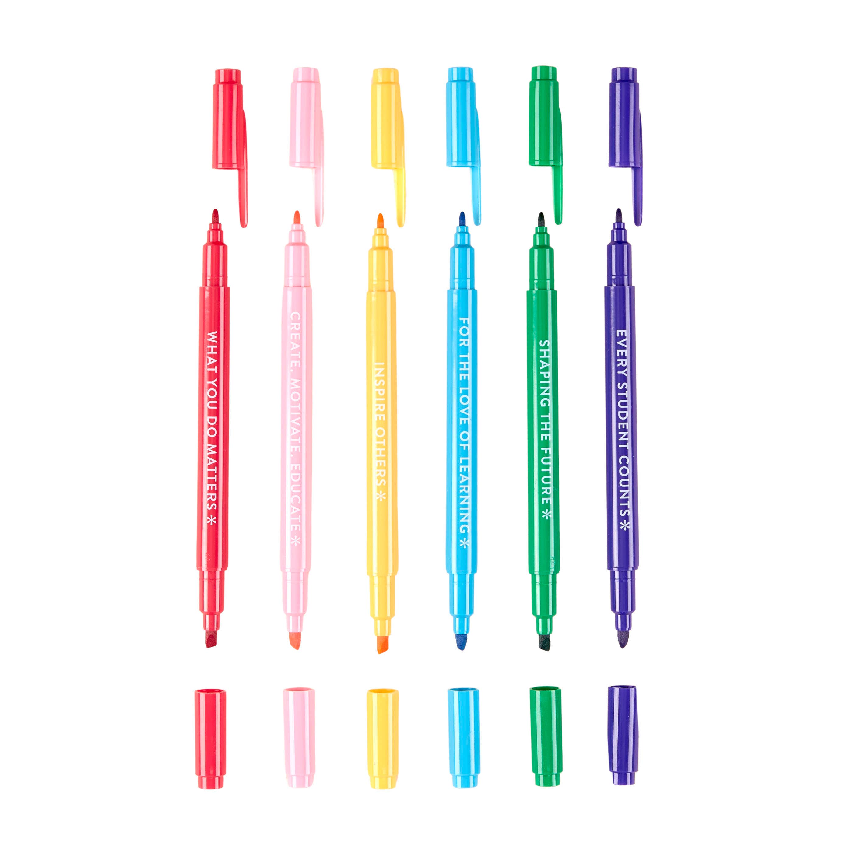 Erin Condren Design - Wholesale Marker - Teacher Dual-Tip Markers 6-pack0