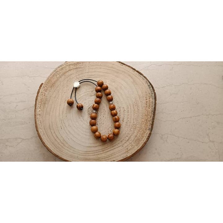 Kalliopi P. Giannoula - Poppygshop – wholesale Beaded bracelet – 21-23 Olive Tree Worry Beads1