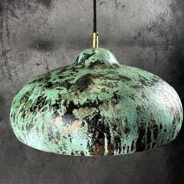 SaharaKesh - Wholesale Chandelier/Hanging Light - Blue Patina Copper Pendant Light Fixture, Island Kitchen