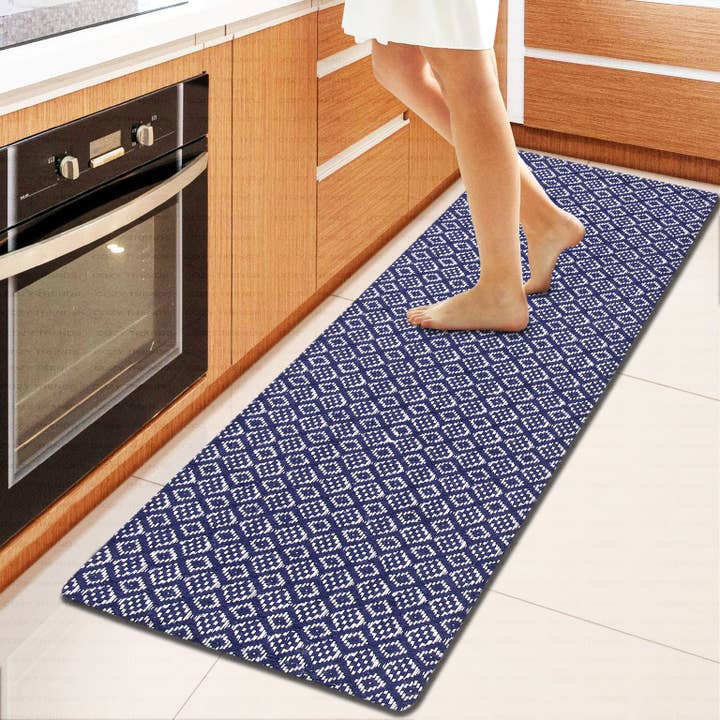 COZY HOMES COLLECTION - Wholesale Floor Mat - Anti-Fatigue Runner Mat Kitchen/Bathroom Handwoven 18x48''10