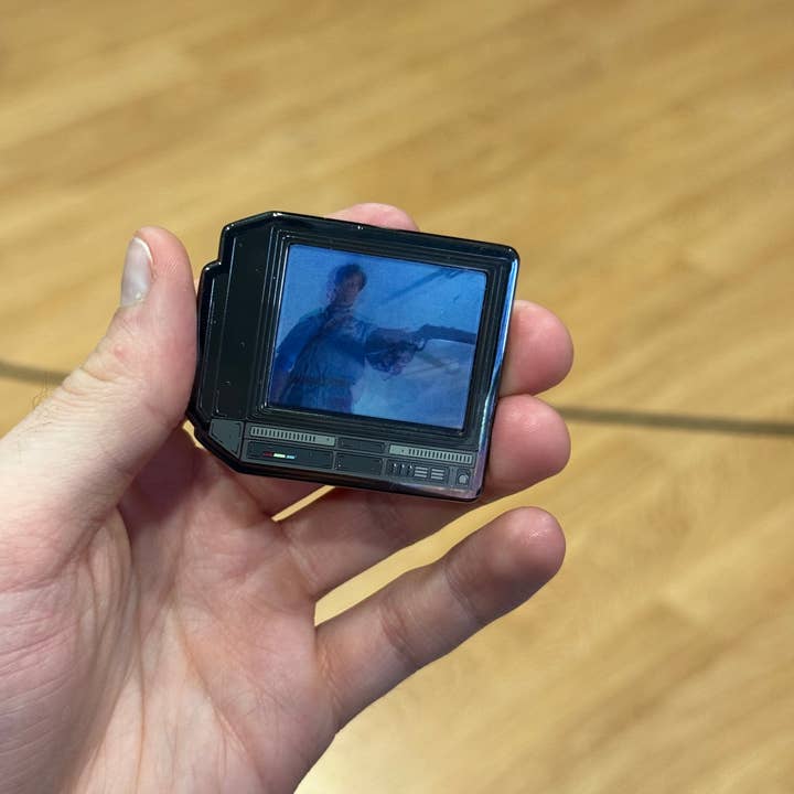 GoopyGoblins - Wholesale Lapel Pin/Button - 2.5" Lenticular Evil Dead CRTV Enamel Pin5