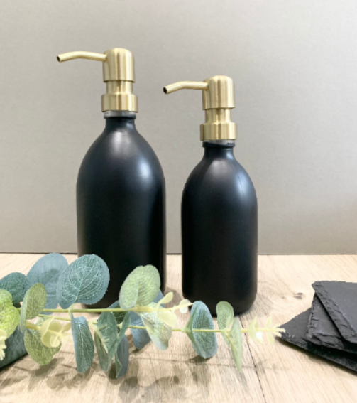 The Label Mummy - Wholesale Soap Dispenser - Black Matte Soap Dispenser 300ml / 500ml1
