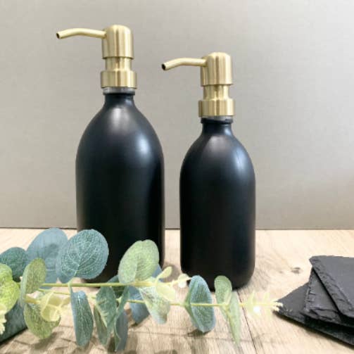 The Label Mummy - Wholesale Soap Dispenser - Black Matte Soap Dispenser 300ml / 500ml1