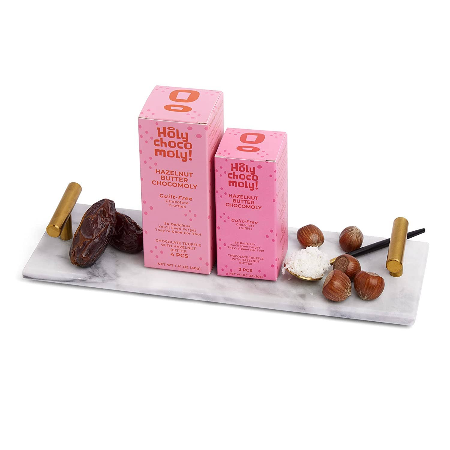 HOLY CHOCOMOLY - Wholesale Chocolate Box - Hazelnut Butter Chocolate Truffle On-the-go Box3