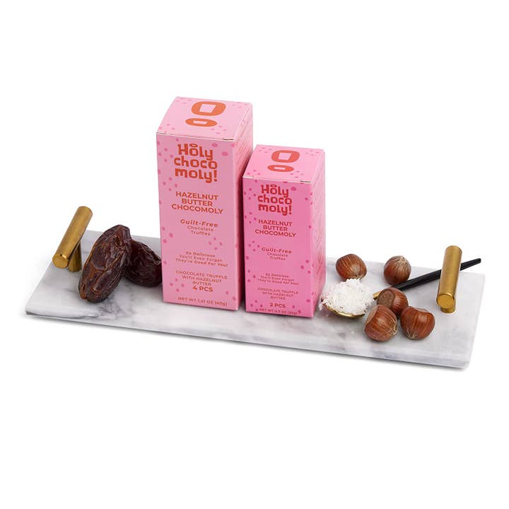 HOLY CHOCOMOLY - Wholesale Chocolate Box - Hazelnut Butter Chocolate Truffle On-the-go Box3