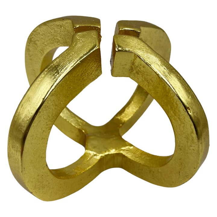 2626 Designs - Wholesale Sculpture - 8" Wide Aluminum Modern Decorative Art Object Sculpture8