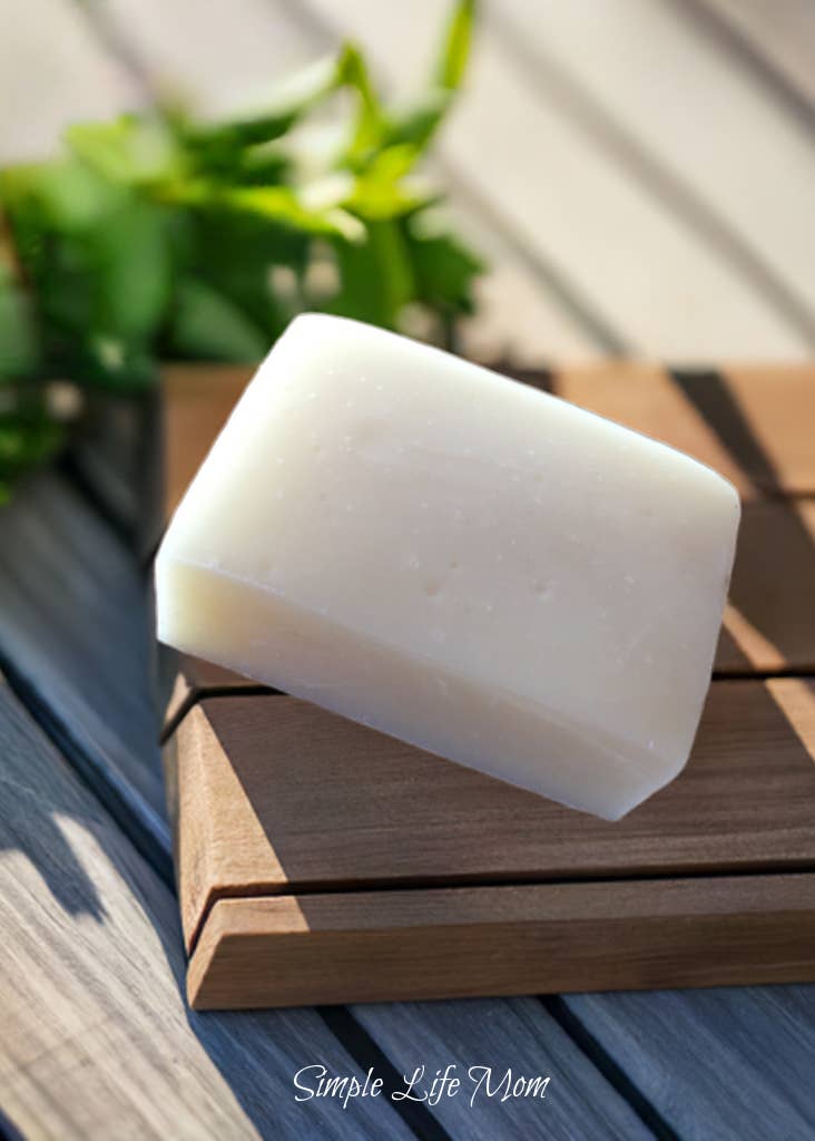 Simple Life Mom - Wholesale Shampoo Puck/Solid Shampoo - ROSEMARY PEPPERMINT SHAMPOO BAR- vegan, for all hair types. all natural, handmade cold process herbal shampoo bar
