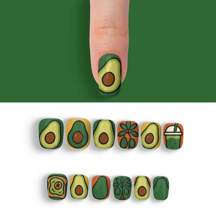 FYNE BODY - Wholesale Press-on/fake nails - Avocado Vibe Blast Avocado Press-On Nails73