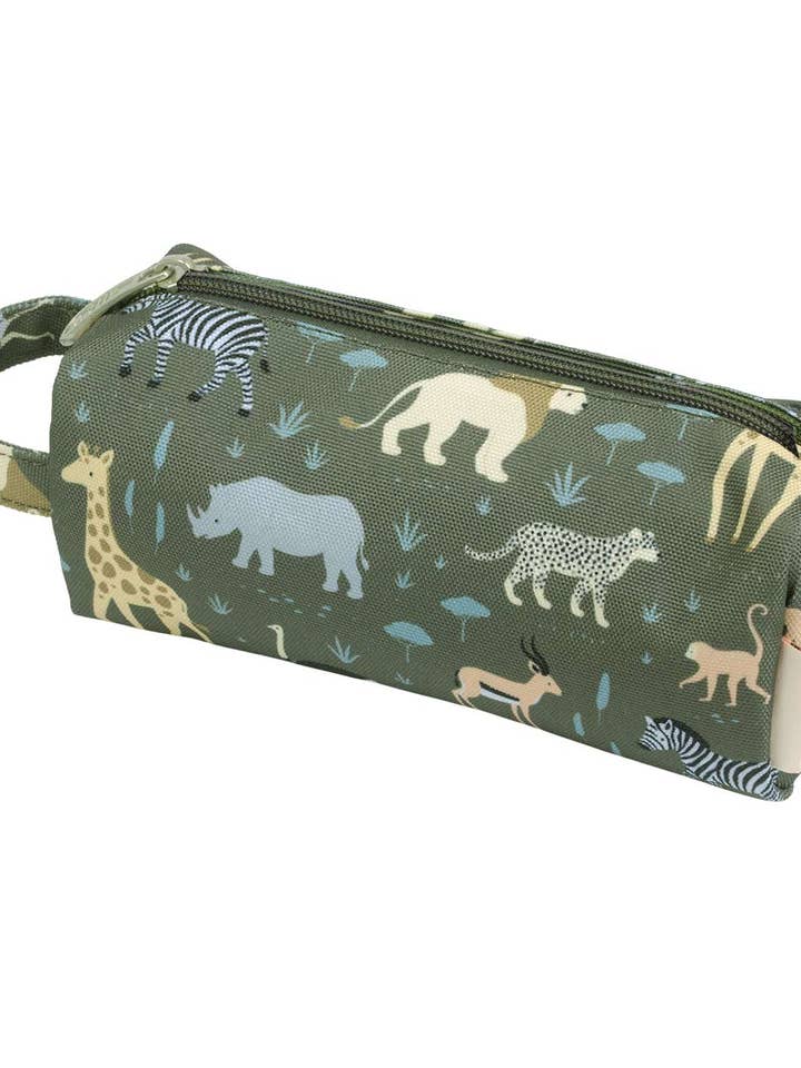 Kids pencil case: Savanna for wholesale by A Little Lovely Company