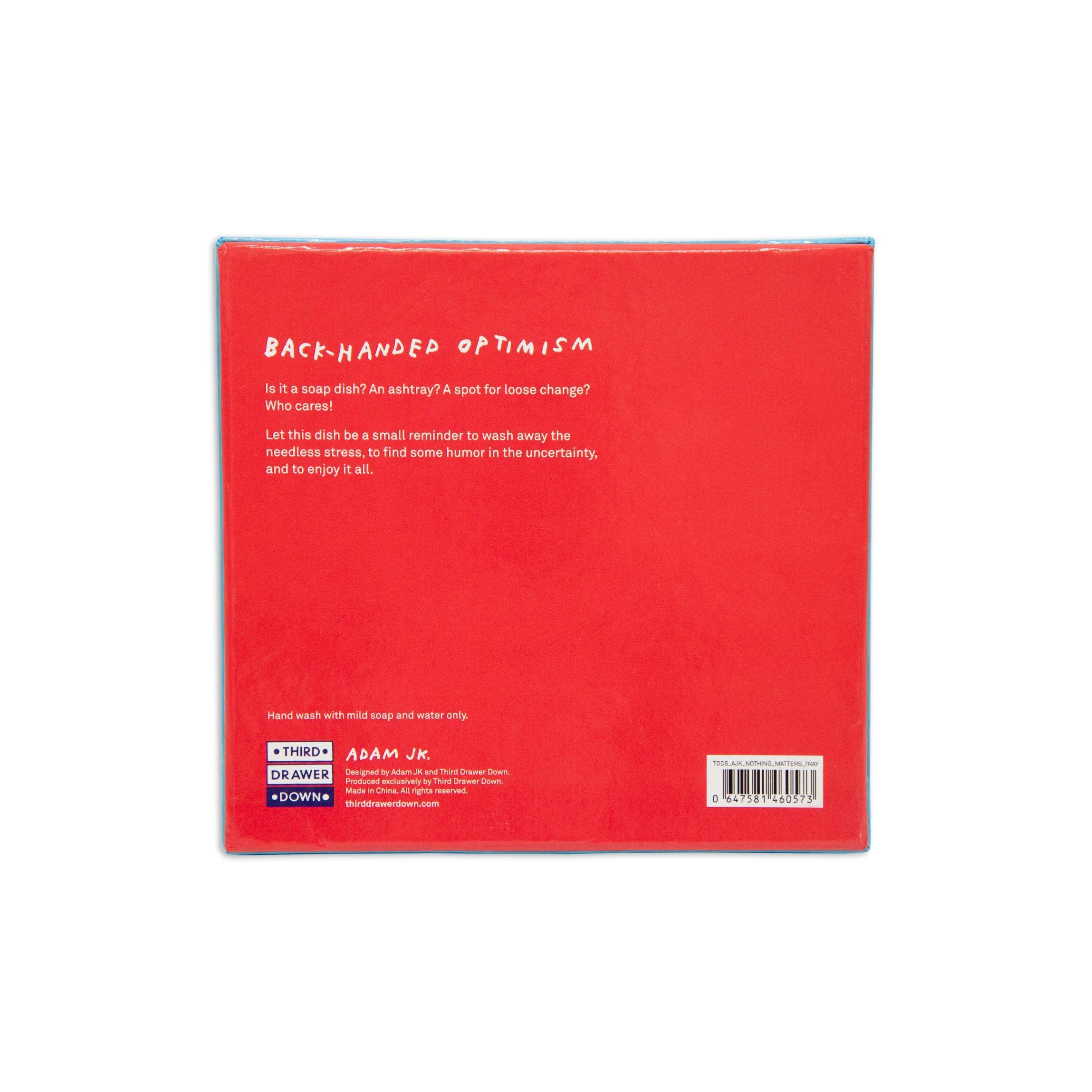 Third Drawer Down USA - Wholesale Decorative Tray - Nothing Matters Ceramic Tray x Adam JK2