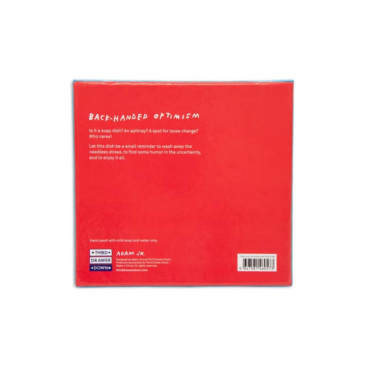 Third Drawer Down USA - Wholesale Decorative Tray - Nothing Matters Ceramic Tray x Adam JK2