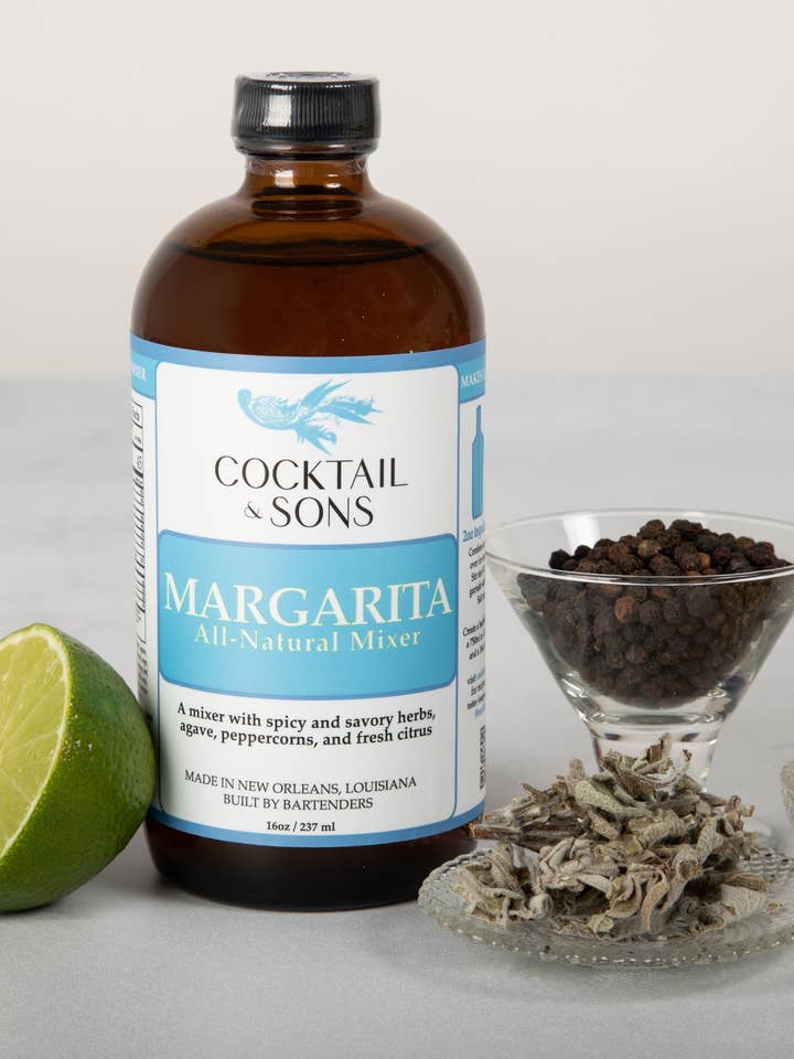 Margarita Mixer | All Natural Cocktail Mixers (16oz) for wholesale by Cocktail & Sons