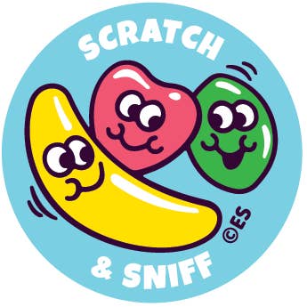 EverythingSmells, LLC - Wholesale Sticker - 80s Candy EverythingSmells Scratch & Sniff Stickers1
