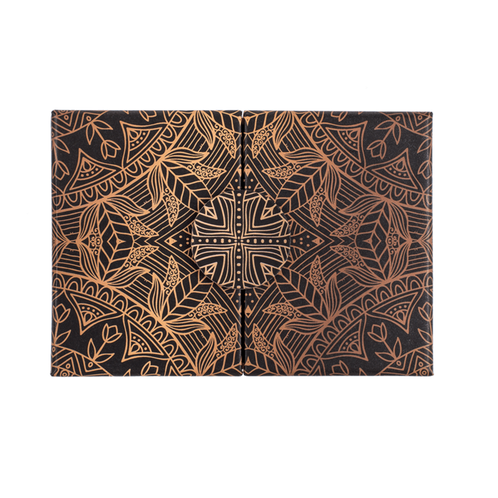 Kinky Pleasure – wholesale Smyckeskrin och organisatörer – Kinky Pleasure B105 smyckeskrin med brunt mönster – 12 x 8 cm1