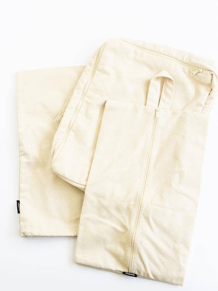 Signature Cotton Travel Drawstring Bag for wholesale by Mercy House Global