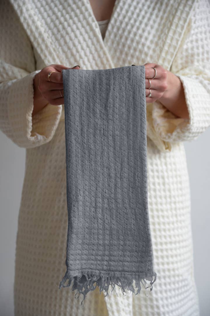 Linen Way Inc. - Vente Essuie-mains - Serviettes de toilette en lin Hampton - Disponibles en 10 couleurs2