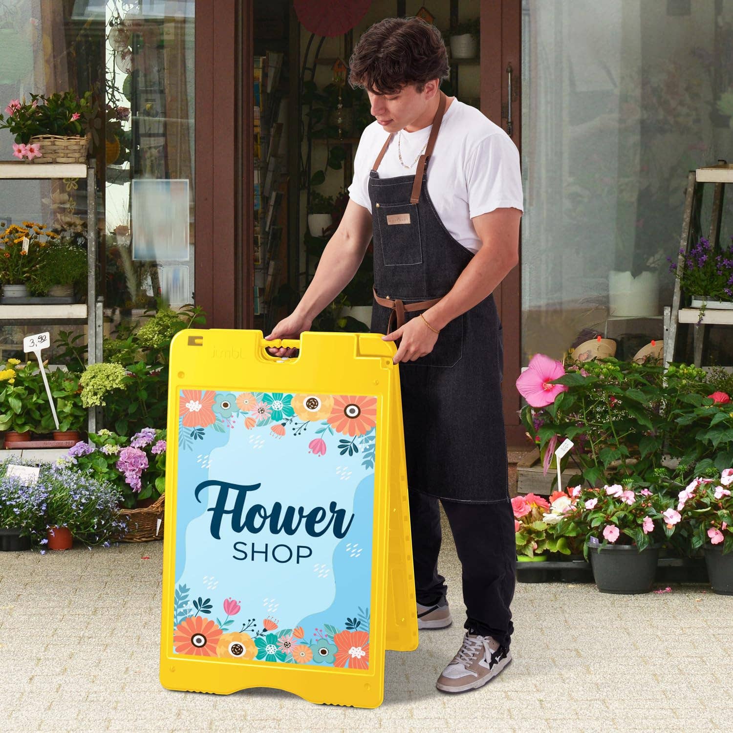 Jumbl - Wholesale Sign - A-Frame Outdoor Sandwich Signboard 28x22" with PVC Cover15