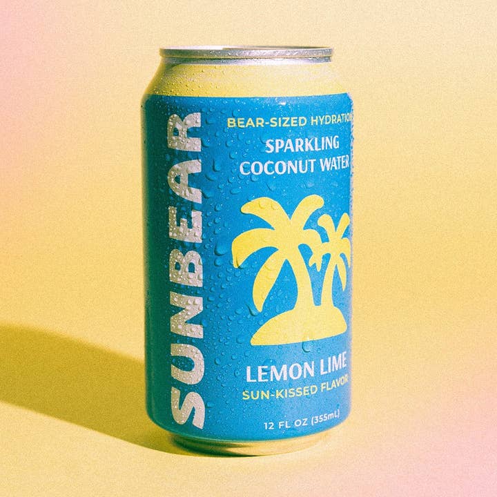 Sparkling Coconut Water — Lemon Lime 12 Pack for wholesale by Sunbear
