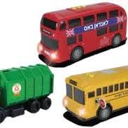 Mitzvah wheels City Vehicles 3 Piece Set for wholesale by Rite lite