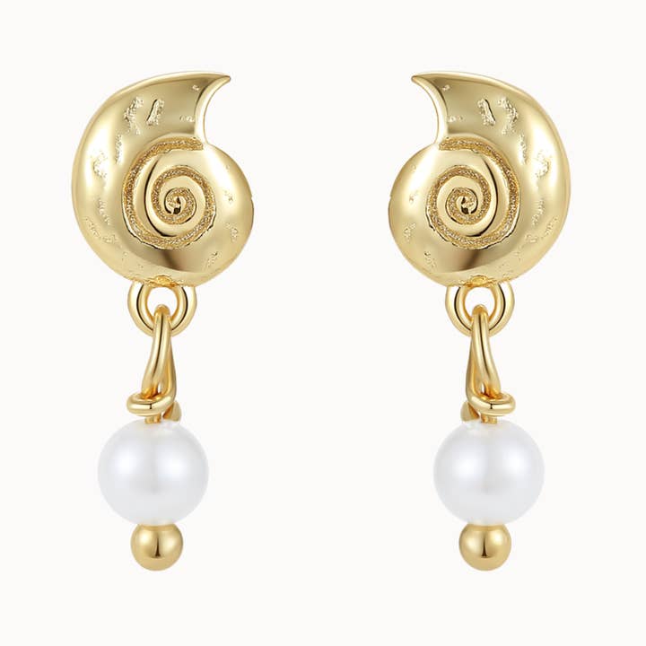 Nava Copenhagen - Wholesale Dangle Earrings - Aruba Earrings - Gold Plated0