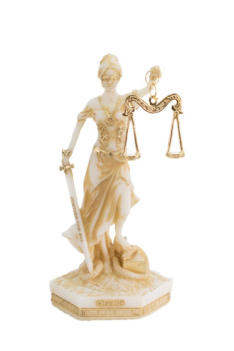 Art Culture Deco - Wholesale Decorative Figurine - Themis Statue 'Justice For All' Sculpture Office Gift 25 cm