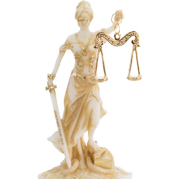 Art Culture Deco - Wholesale Decorative Figurine - Themis Statue 'Justice For All' Sculpture Office Gift 25 cm 0