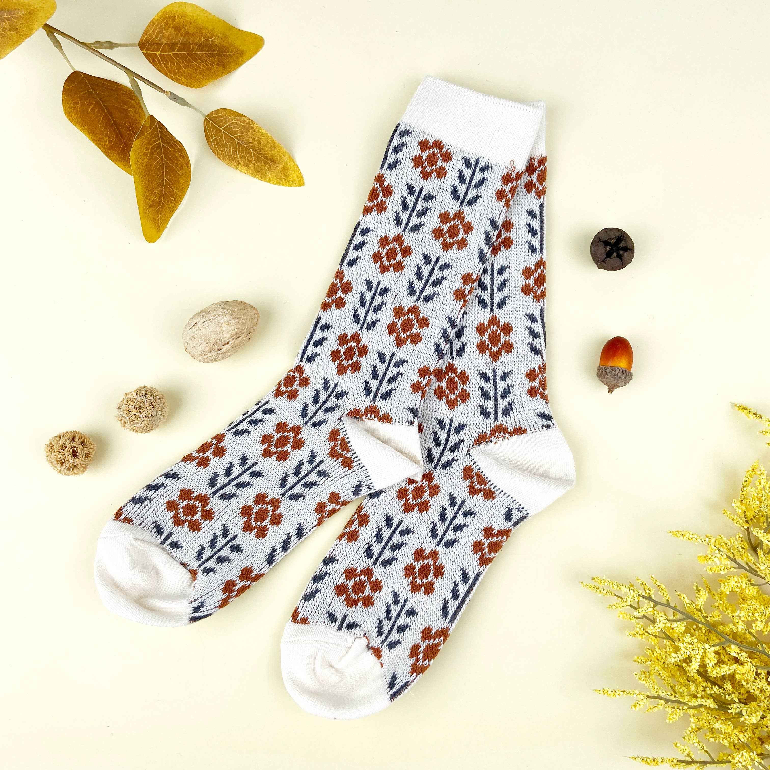 mildstyles - Wholesale Socks - Women's - Combed cotton women's British style retro mid-calf socks10