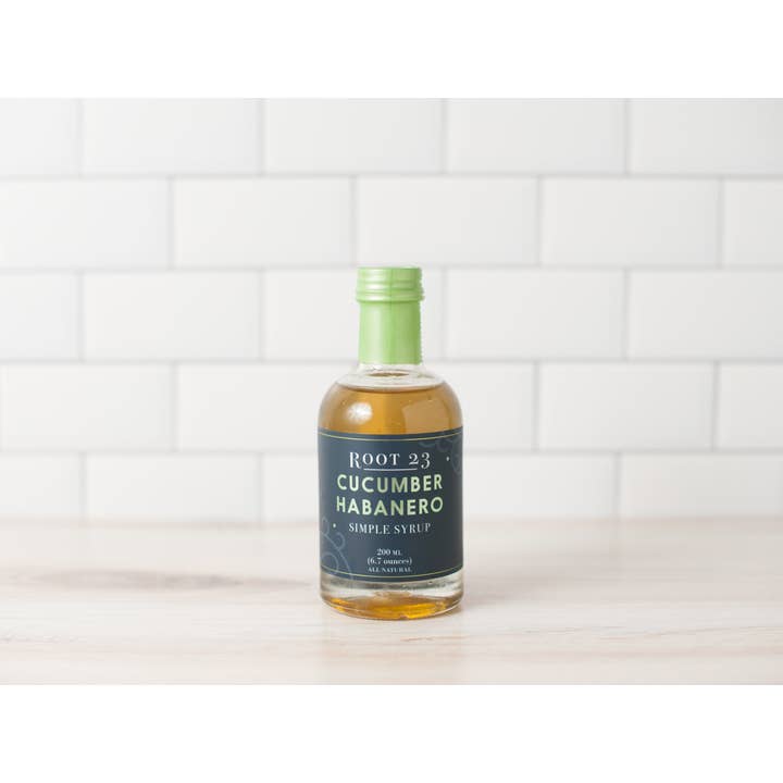ROOT 23 - Wholesale Cocktail Mix/Syrup - Cucumber Habanero Simple Syrup1